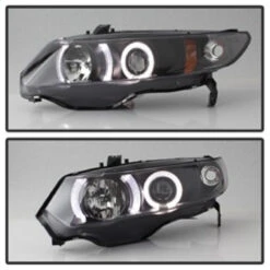 Spyder Honda Civic 06-08 2Dr Projector Headlights LED Halo Black High H1 Low H1 PRO-YD-HC06-2D-HL-BK 31 Spyder Honda Civic 06-08 2Dr Projector Headlights LED Halo Black High H1 Low H1 PRO-YD-HC06-2D-HL-BK -Esptruck Shop 7ceb0b59000061598ad64a2fd31025aa