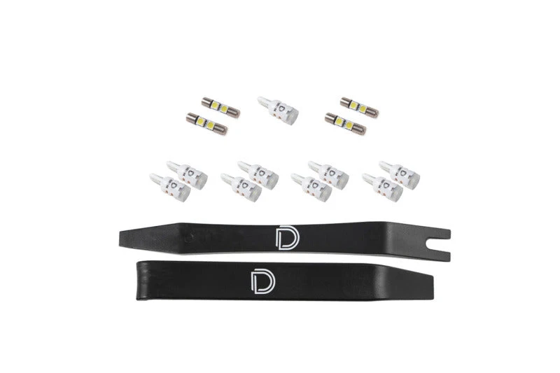 Diode Dynamics 11-21 Jeep Grand Cherokee Interior LED Kit Cool White Stage 2 3 Diode Dynamics 11-21 Jeep Grand Cherokee Interior LED Kit Cool White Stage 2