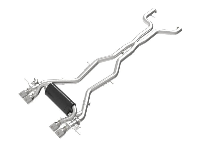 AFe 23-25 BMW M2 L6-3.0L (G87) MACH Force-Xp Cat-Back Exhaust W/ Polished Tip 3 AFe 23-25 BMW M2 L6-3.0L (G87) MACH Force-Xp Cat-Back Exhaust W/ Polished Tip