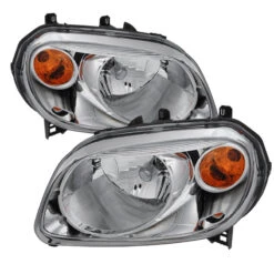 Spyder Xtune Chevy Hhr 2006-2011 Crystal Headlights Chrome HD-JH-CHHR06-C