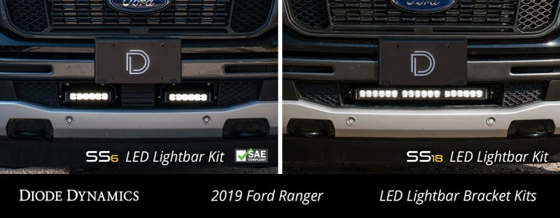 Diode Dynamics 19-21 Ford Ranger SS6 LED Lightbar Kit - White Driving 9 Diode Dynamics 19-21 Ford Ranger SS6 LED Lightbar Kit - White Driving - Image 7