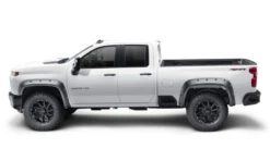 Bushwacker 19-21 Chevrolet Silverado 2500 / 3500 HD (Excl. Dually) Forge Style Flares 4pc - Black -Esptruck Shop 802bfb4bb4ffb685efe13e39e78a3af3