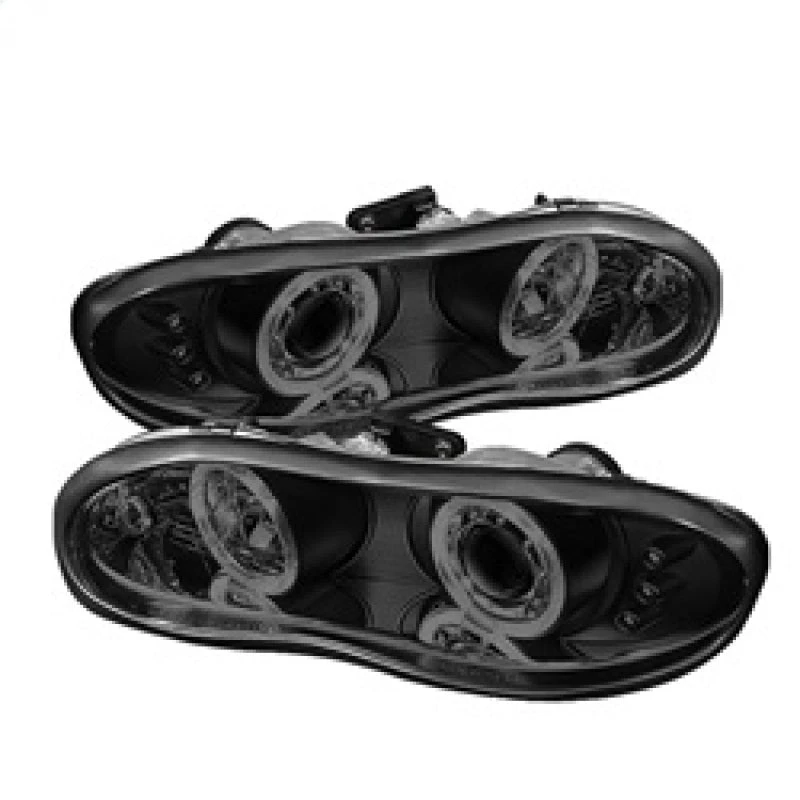 Spyder Chevy Camaro 98-02 Projector Headlights LED Halo LED Blk Smke - Low H1 PRO-YD-CCAM98-HL-BSM 3 Spyder Chevy Camaro 98-02 Projector Headlights LED Halo LED Blk Smke - Low H1 PRO-YD-CCAM98-HL-BSM