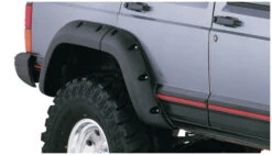 Bushwacker 84-01 Jeep Cherokee Cutout Style Flares 4pc Fits 4-Door Sport Utility Only - Black -Esptruck Shop 84c20630ad011d47edec23a23598f12f fb96dee4 79da 40d4 b2db 68cf1a267ff5