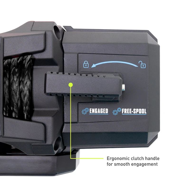 Borne Off-Road 10K Winch - Black Synthetic Rope 9 Borne Off-Road 10K Winch - Black Synthetic Rope - Image 7