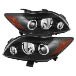 Spyder Xtune Scion Tc 08-10 Crystal Headlights Black HD-JH-STC08-AM-BK