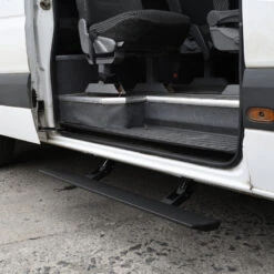 Go Rhino Mercedes-Benz Sprinter 2500/3500 Van 3dr E-BOARD E1 Elec. Running Board Kit - Tex Blk -Esptruck Shop 8ac687f03da394646b726b8e18620790