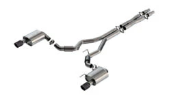 Borla 2024 Ford Mustang GT 5.0L V8 W/o Active Exhaust S-Type Cat-Back Exhaust System - Carbon Fiber