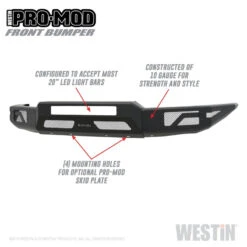 Westin 15+ Chevrolet Colorado Pro-Mod Front Bumper