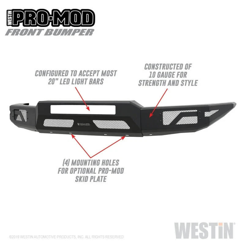Westin 15+ Chevrolet Colorado Pro-Mod Front Bumper 3 Westin 15+ Chevrolet Colorado Pro-Mod Front Bumper