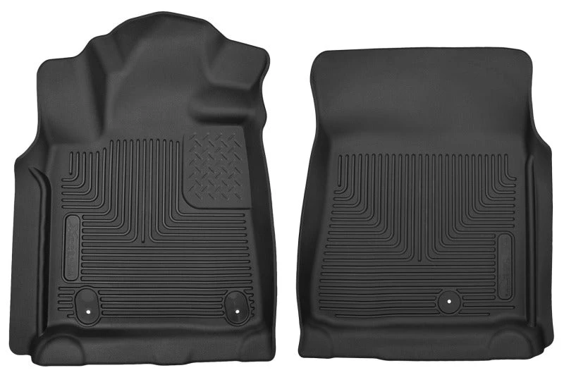 Husky Liners 07-11 Toyota Tundra Pickup(Crew / Ext / Std Cab) X-Act Contour Black Front Floor Liners 4 Husky Liners 07-11 Toyota Tundra Pickup(Crew / Ext / Std Cab) X-Act Contour Black Front Floor Liners - Image 2