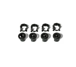 DV8 Offroad Jeep/Dodge/RAM Front Bezel & Rear Clip Replacement Kit For MOPAR Sensors - Set Of 4 -Esptruck Shop 8ecd71e1cdf757f56c2512bcdf8470fb