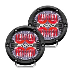Rigid Industries 360-Series 4in LED Off-Road Drive Beam - Red Backlight (Pair) -Esptruck Shop 909dc878b1cfd6f4eee009b3e3bf935f