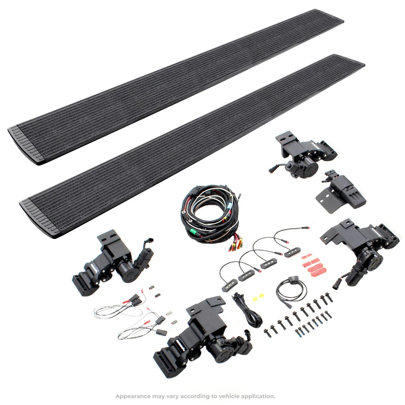 Go Rhino Toyota Tundra Double Cab 4dr E-BOARD E1 Electric Running Board Kit - Bedliner Coating 4 Go Rhino Toyota Tundra Double Cab 4dr E-BOARD E1 Electric Running Board Kit - Bedliner Coating - Image 2
