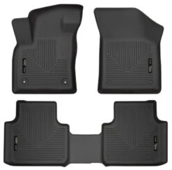 Husky Liners 18-19 Volkswagen Atlas Weatherbeater Black Front & 2nd Seat Floor Liners -Esptruck Shop 9275888fd5a9969978bf7c3ac693fde6
