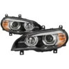 Spyder 07-10 BMW X5 E70 (HID Models Only) Projector Headlights - Black PRO-YD-BMWE7007-AFSHID-BK -Esptruck Shop 937a702d12ca85855f89302eb96cdb27