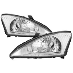 Spyder XTune Ford Focus 00-04 OEM Style Headlights - Chrome HD-JH-FFOC00-C