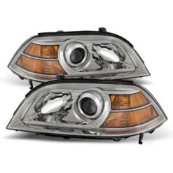 Spyder Xtune Acura Mdx 2004-2006 Crystal Headlights Chrome HD-JH-AMDX04-AM-C