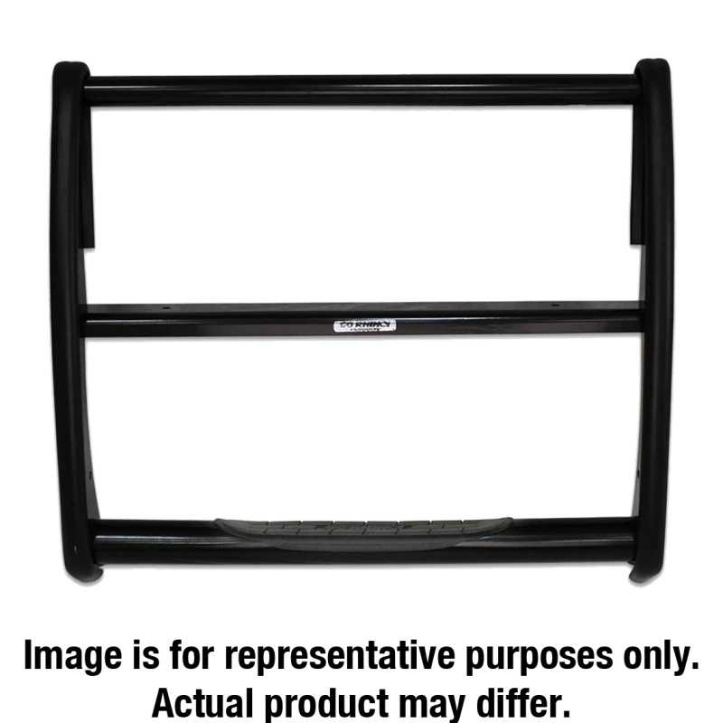 Go Rhino Chevrolet Silverado 1500 3000 Series StepGuard - Black (Center Grille Guard Only) 4 Go Rhino Chevrolet Silverado 1500 3000 Series StepGuard - Black (Center Grille Guard Only) - Image 2