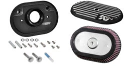 K&N Street Metal Intake System Harley Davidson Shaker Black H/D Touring Models -Esptruck Shop 98961a5117638e44068226e9e24c0fc3