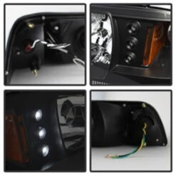 Spyder Ford Mustang 87-93 1PC LED (Replaceable LEDs)Crystal Headlights Black HD-YD-FM87-1PC-LED-BK -Esptruck Shop 991cb69e6b182153859cae1b75e9bc8d