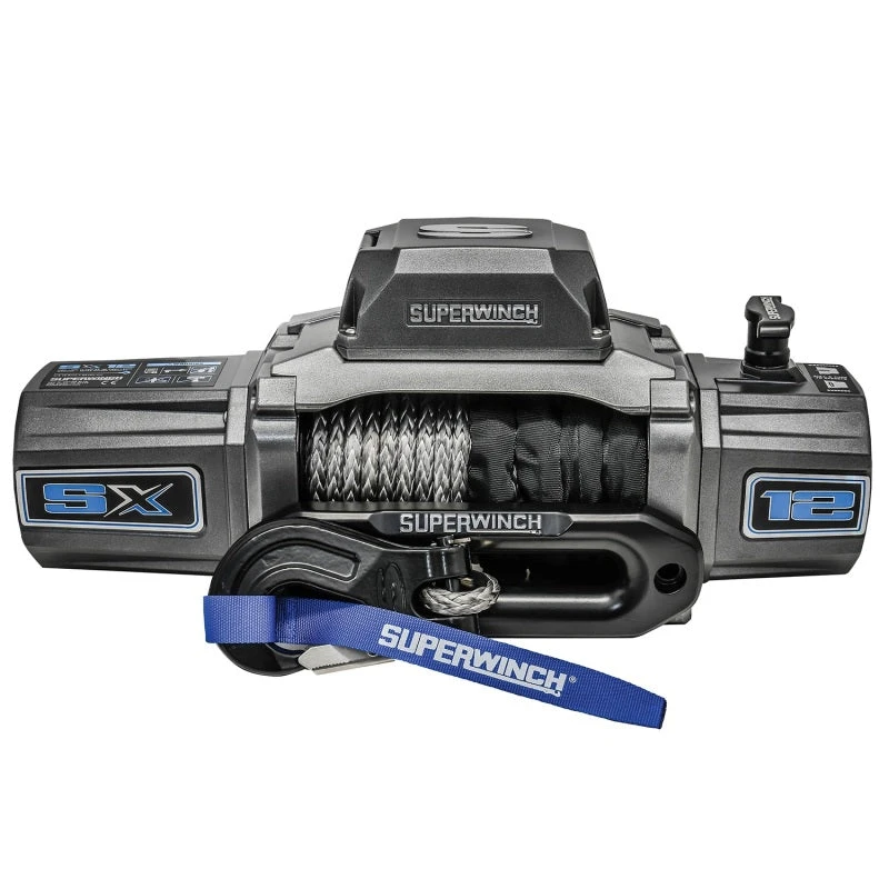 Superwinch 12000 LBS 12V DC 3/8in X 80ft Synthetic Rope SX 12000SR Winch - Graphite 16 Superwinch 12000 LBS 12V DC 3/8in X 80ft Synthetic Rope SX 12000SR Winch - Graphite - Image 14