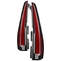 Spyder XTune 07-14 Cadillac Escalade Black LED 2in1 Tail Lights - ALT-JH-CAESC07-2IN1LED-BK