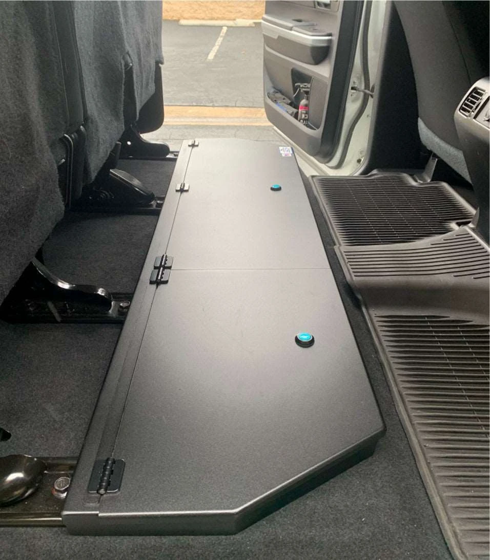 2014-2021 Toyota Tundra CrewMax Under Seat Long Box Lockable Storage 3 2014-2021 Toyota Tundra CrewMax Under Seat Long Box Lockable Storage