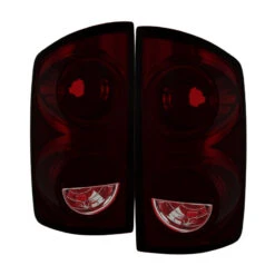 Spyder Xtune Dodge Ram 1500 07-08 OEM Style Tail Lights -Red Smoked ALT-JH-DR07-OE-RSM