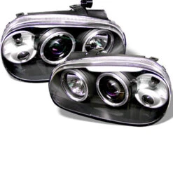 Spyder Volkswagen Golf IV 99-05 Projector Headlights LED Halo Black High H1 Low H1 PRO-YD-VG99-BK -Esptruck Shop a2ae3c4d0b31a39ac8489c574e4c0f75