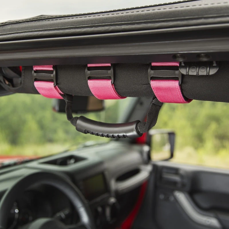 Rugged Ridge Ultimate Grab Handles Pink 55-20 CJ/Jeep Wrangler /JT 6 Rugged Ridge Ultimate Grab Handles Pink 55-20 CJ/Jeep Wrangler /JT - Image 4