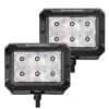 Go Rhino Xplor Bright Series Rectangle LED Flood Light Kit (Surface/Thread Std Mnt) 4x3 - Blk (Pair) -Esptruck Shop a4c9601f884dadabbb4b68abb87f0d09