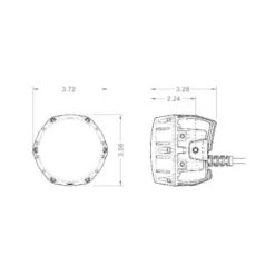 ARB NACHO Quatro Combo 4in. Offroad LED Light - Pair -Esptruck Shop a63b3ed0b4aa75cb849695ee8aa0769b