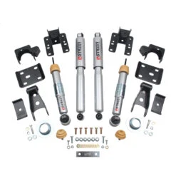 Belltech LOWERING KIT Chevy Silverado All Cabs 4WD 2inF/2inR -Esptruck Shop a64cda71ff906cfe440648e79cf25ae6