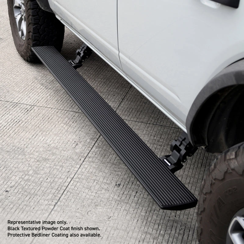 Go Rhino Toyota Tundra DC 4dr E1 Electric Running Board Kit (No Drill) - Bedliner Coating 6 Go Rhino Toyota Tundra DC 4dr E1 Electric Running Board Kit (No Drill) - Bedliner Coating - Image 4