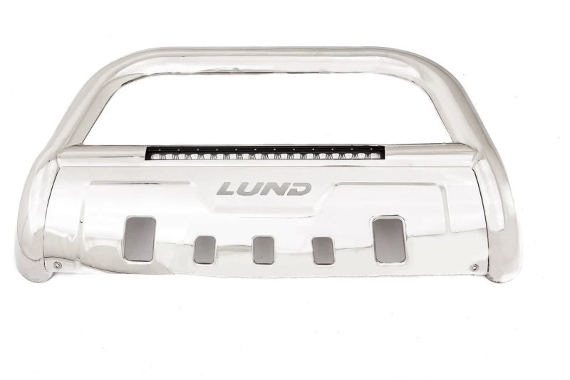Lund Ford F-150 (Excl. Heritage) Bull Bar W/Light & Wiring - Polished 7 Lund Ford F-150 (Excl. Heritage) Bull Bar W/Light & Wiring - Polished - Image 5