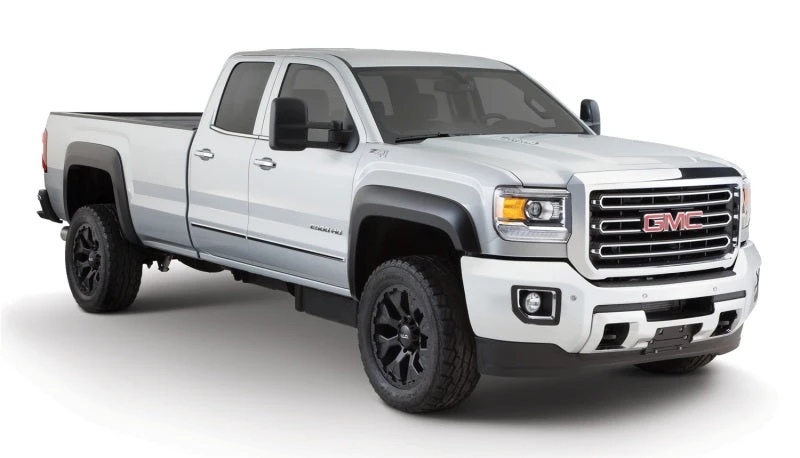 Bushwacker 15-18 GMC Sierra 2500 HD Extend-A-Fender Style Flares 4pc 78.8/97.6in Bed - Black 9 Bushwacker 15-18 GMC Sierra 2500 HD Extend-A-Fender Style Flares 4pc 78.8/97.6in Bed - Black - Image 7