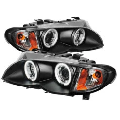 Spyder BMW E46 3-Series 02-05 4DR Projector Headlights 1PC LED Halo Chrm PRO-YD-BMWE4602-4D-AM-C -Esptruck Shop a859551a0a4b7e5b0a5bf8a47c8232eb