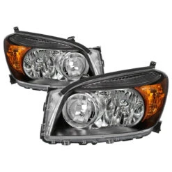 Spyder XTune 06-08 Toyota RAV4 OEM Style Headlights - Black (HD-JH-TRAV06-AM-BK)
