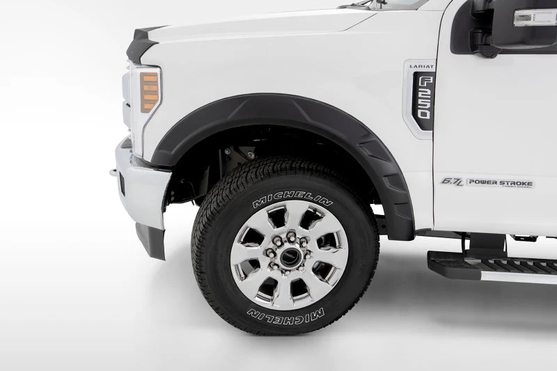 Bushwacker 17-19 Ford F-250 Super Duty W/ 81.8in Bed DRT Style Flares 4pc - Black 13 Bushwacker 17-19 Ford F-250 Super Duty W/ 81.8in Bed DRT Style Flares 4pc - Black - Image 11