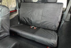 Rugged Ridge Ballistic Seat Cvr Rear Black 840D JK 2Dr -Esptruck Shop ab3f5d09ea563017332693ccbd0c237a