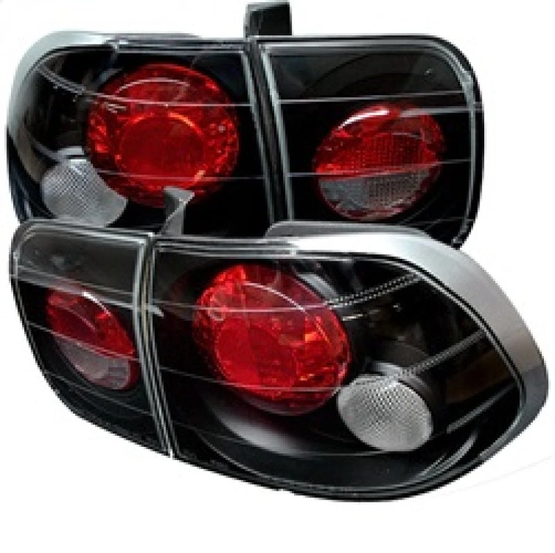 Spyder Honda Civic 96-98 4Dr Euro Style Tail Lights Black ALT-YD-HC96-4D-BK 4 Spyder Honda Civic 96-98 4Dr Euro Style Tail Lights Black ALT-YD-HC96-4D-BK - Image 2