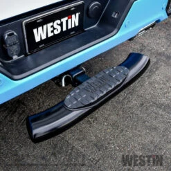 Westin PRO TRAXX 5 Hitch Step 27in Step 2in Receiver - Black -Esptruck Shop ac53bcf676fc2cd05d1a34738be86ec7