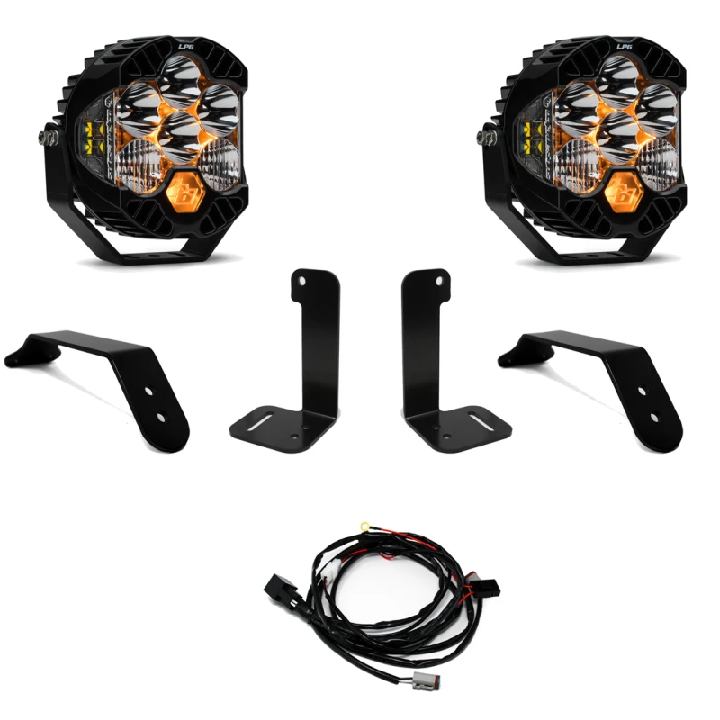 Baja Designs 2018+ Jeep JL/JT Dual LP6 Auxiliary Light Kit 3 Baja Designs 2018+ Jeep JL/JT Dual LP6 Auxiliary Light Kit