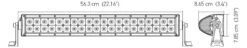 Hella Value Fit Sport 22in - 120W LED Light Bar - Dual Row Combo Beam -Esptruck Shop ae7a49a95c462555c126e65028e6d27c