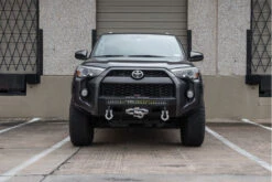 Road Armor 14-21 Toyota 4Runner Stealth Fr Low Profile Hidden Winch Bumper W/30in Single Row Light