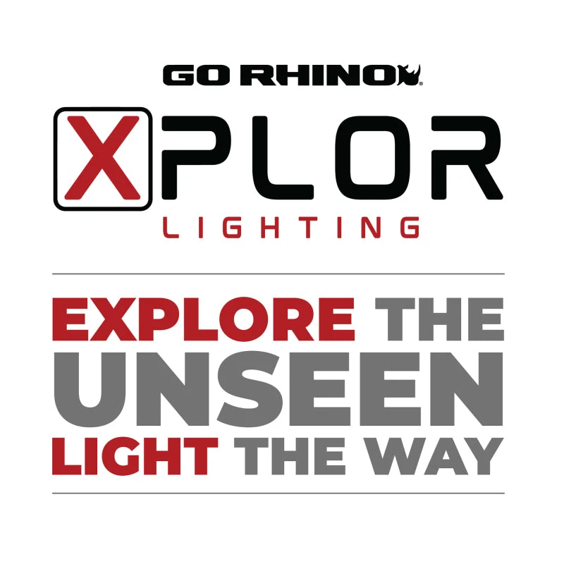 Go Rhino Xplor Bright Series Dbl Row LED Light Bar (Side/Track Mount) 41.5in. - Blk 11 Go Rhino Xplor Bright Series Dbl Row LED Light Bar (Side/Track Mount) 41.5in. - Blk - Image 9