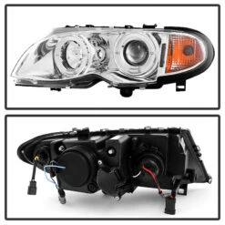 Spyder BMW E46 3-Series 02-05 4DR Projector Headlights 1PC LED Halo Chrm PRO-YD-BMWE4602-4D-AM-C -Esptruck Shop affd22e7eb189ea1b4fc44fbdb37c319