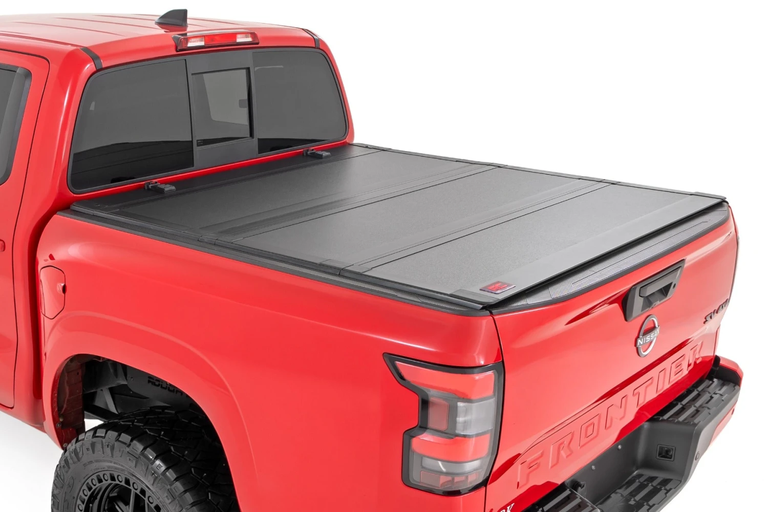 Hard Tri-Fold Flip Up Bed Cover - 5' Bed - Nissan Frontier (05-21) 3 Hard Tri-Fold Flip Up Bed Cover - 5' Bed - Nissan Frontier (05-21)