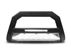 Armordillo 2008-2010 Ford Super Duty F-250/F-350/F-450 AR Series Bull Bar - Matte Black W/Aluminum Skid Plate